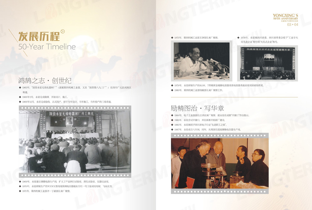 四川永星電子50周年紀(jì)念畫(huà)冊(cè)設(shè)計(jì)