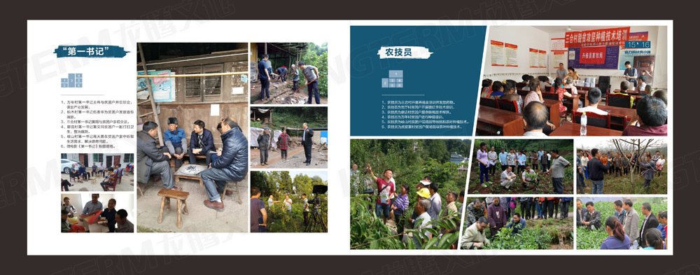 丹棱縣脫貧攻堅工作紀實畫冊設計