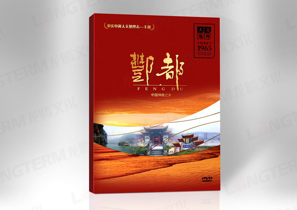 豐都地理文化志光盤包裝設(shè)計