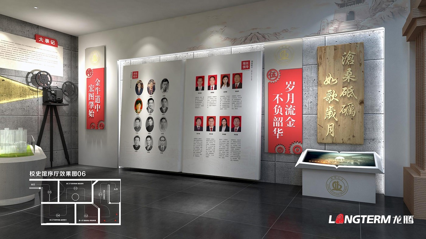 四川省劍閣職業(yè)高級中學(xué)校校史館策劃設(shè)計方案效果圖