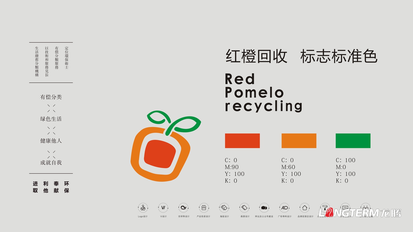 江西省山形生物環(huán)保科技有限責(zé)任公司紅柚回收品牌視覺設(shè)計VIS