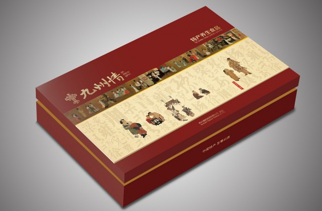 九州情特色養(yǎng)身食品包裝設計
